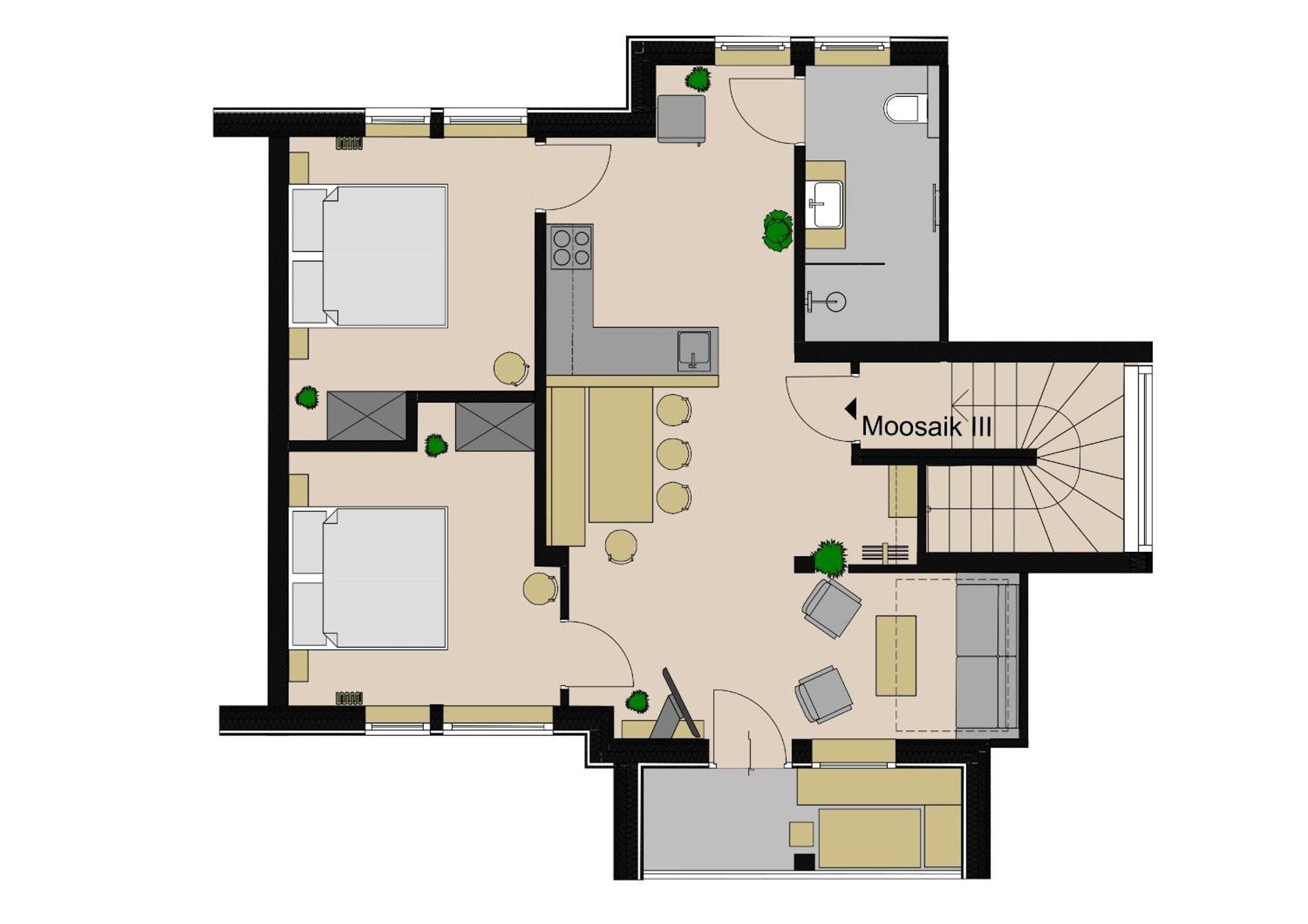 שטרובל Moosaik Appartements מראה חיצוני תמונה
