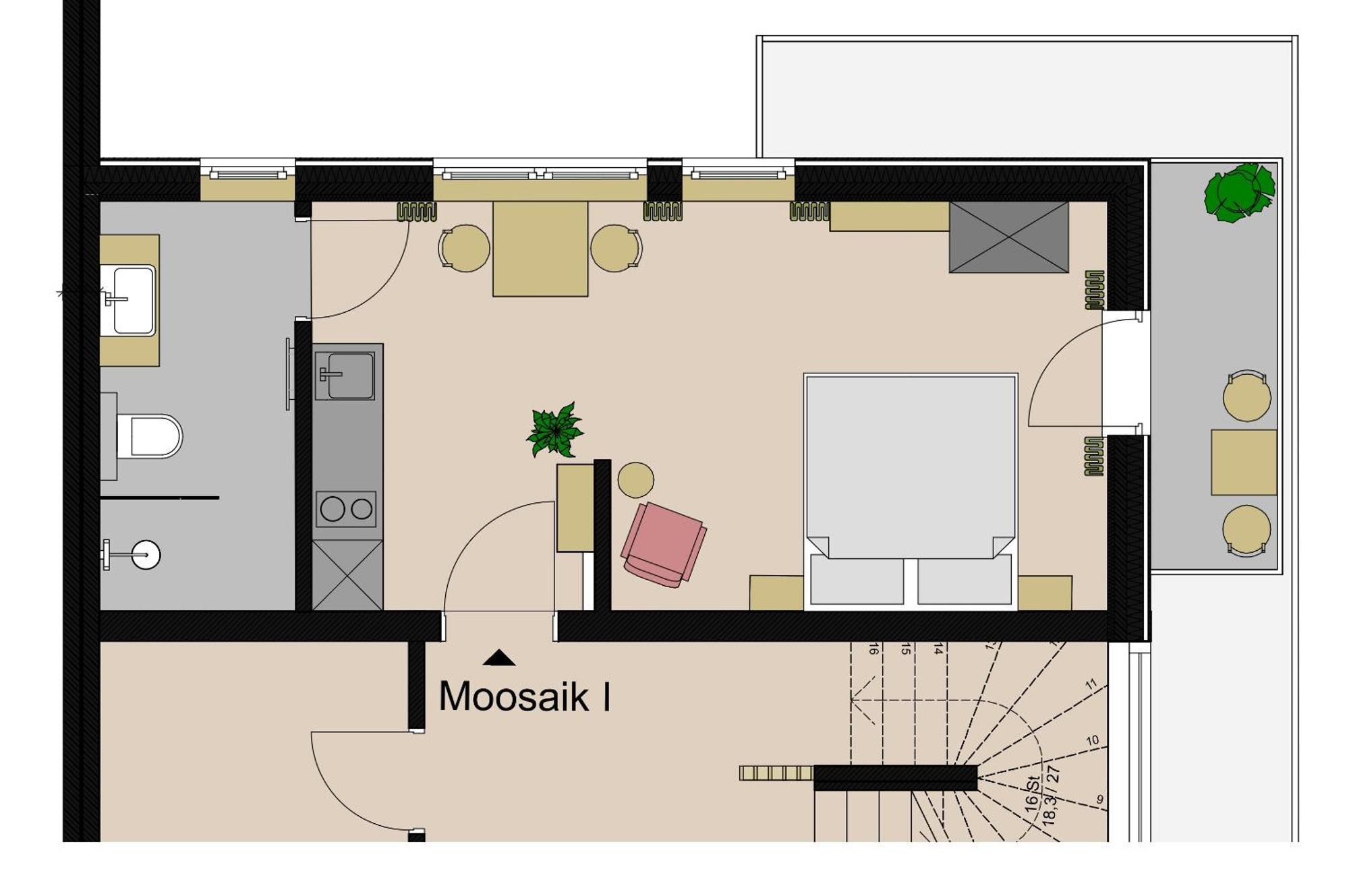 שטרובל Moosaik Appartements מראה חיצוני תמונה